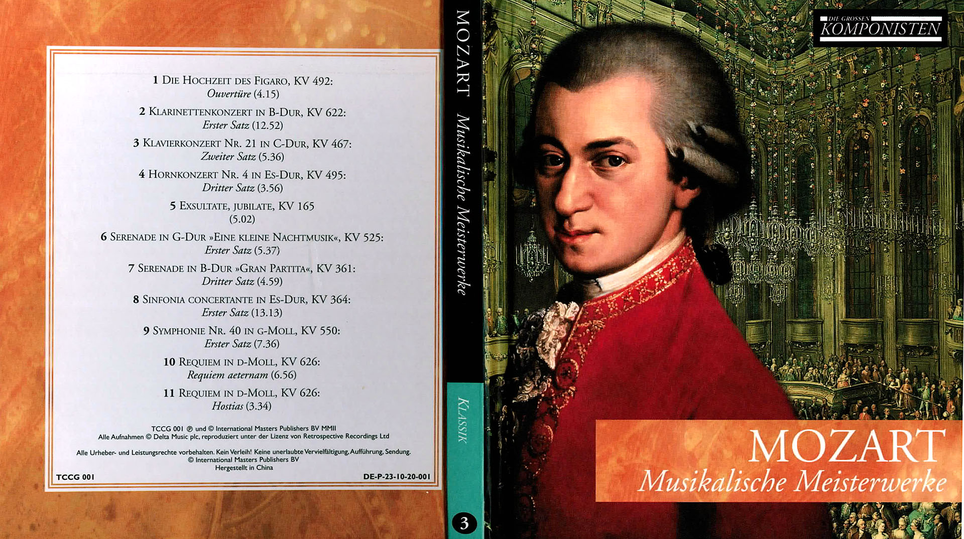 Musikalische Meisterwerke - Wolfgang Amadeus Mozart